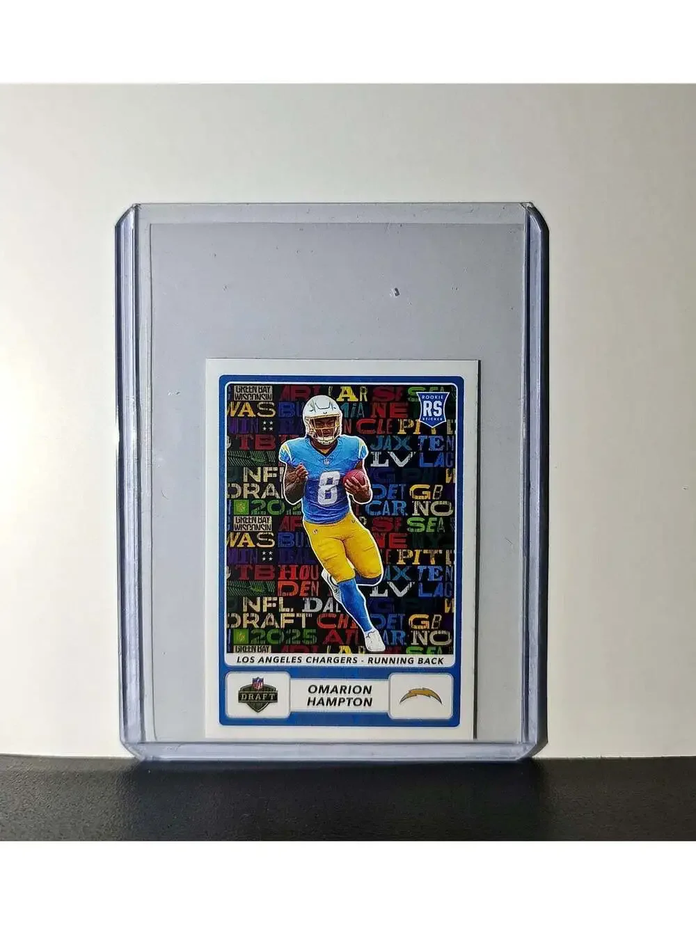 Omarion Hampton Rookie 2025 Panini NFL #557 Draft Sticker